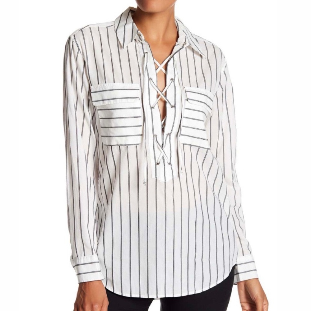 Equipment Femme Striped Blouse Size XS